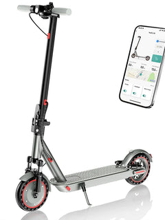 HiQiS D8 pro 350W Potente scooter elettrico Gamma 30KM Pneumatico solido da 8,5 pollici Monopattino elettrico 10.5Ah 30KM/H E-scooter
