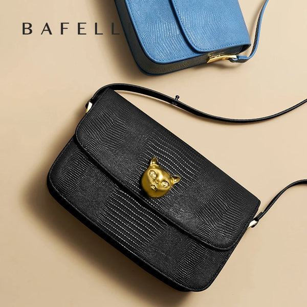 BAFELLI 2025 NUOVA TENDENZA BOXY MESSAGE BAG IN PELLE CAT DONNA CROSSBODY FEMMINA Borsa a tracolla Elegante MODA DI Lusso DESIGNER