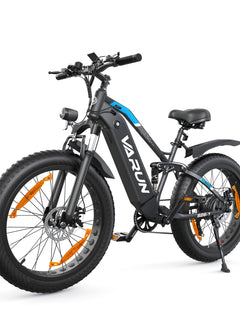 Bicicletta Elettrica per Adulti Varun S26-1, E-bike da Montagna, Batteria 48V 16Ah, Fatbike 26'', Bicicletta Elettrica da Strada