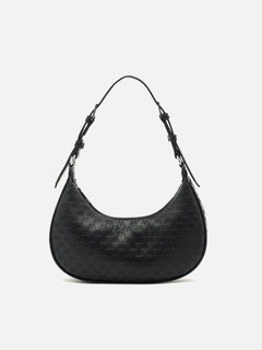 Borsa a tracolla piccola Misako Misra con manico regolabile e stampa monogramma Borse da donna