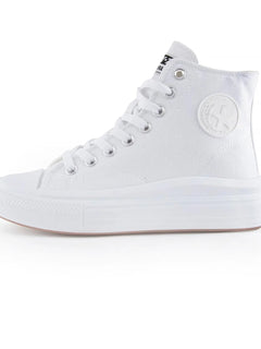 High-top Canvas Shoes for Women by ANDY-Z AZ1007 with Zip Closure, Textile Lining, Comfortable Platform Sole, and Non-Slip Design, Ideal for Casual and Outdoor Use. Perfect Women's Footwear for Spring and Autumn.