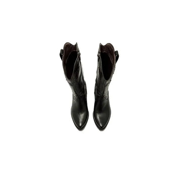 Mustang women's heeled boots 55973 black
