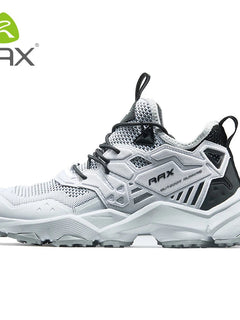 RAX Running Shoes Men&Women Outdoor Sport Shoes Breathable Lightweight Sneakers Air Mesh Upper Anti-slip Natural Rubber Outsole
