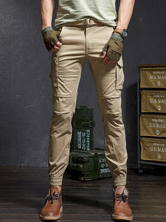 Fashion High Quality Slim Camouflage Casual Tactical Cargo Pants Male Streetwear Harajuku Joggers Men Clothing Camo Trousers