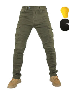 Motorcycle Jeans Pantalones Motocicleta Hombre Featherbed Jeans Standard Version Car Ride Trousers Pant Summer Riding