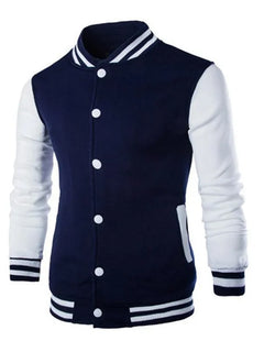 Hoodies Men Baseball Jacket Men Fashion Design Wine Red Mens Slim Fit College Varsity Jacket Men Harajuku Boy Sweatshirt