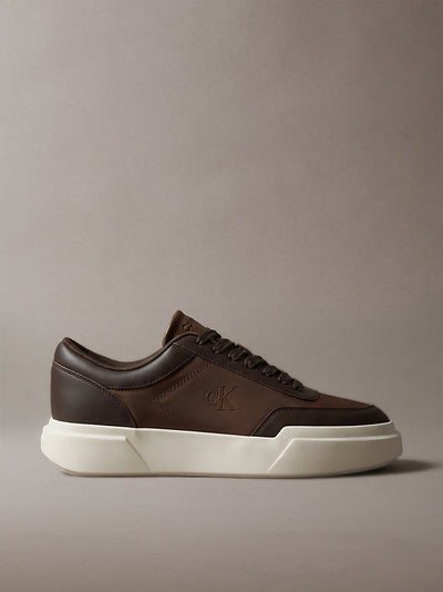 Chunky Sneakers ad alta trazione e resistenza in pelle