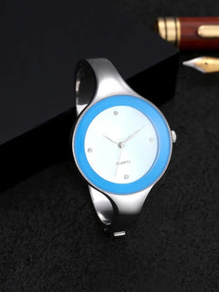 Orologio da donna con cinturino in cristallo di lusso Orologi da donna semplici alla moda Orologio da donna in acciaio inossidabile Orologio reloj mujer