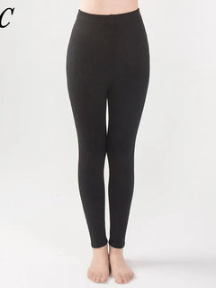 2024 Winter New style Women Cashmere Wool Pants Knitted Soft warmth High elasticity High-quality Sli