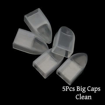 Transparent Plastic Cuticle Nipper Protective Cover Anti-Scratch Dustproof Storage Sleeve Nail Tool Tip Guard Cap
