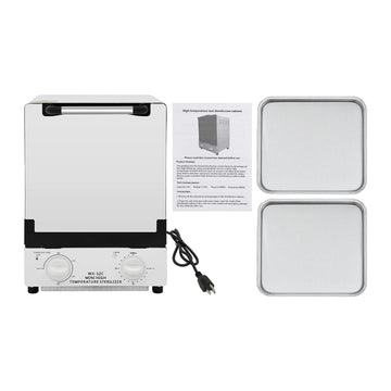 1000W Metal Tool Sterilizer Nail Tool Cleaning Sterilizer Cabinet High Temperature Cleaning Box Dry Heat Sterilizer