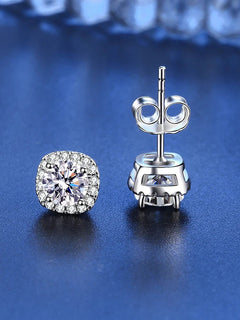 D VVS1 Pass Diamond Tester Moissanite Stud Earrings For Women 100% Real 925 Sterling Silver 2 GRA Certificates Moissanita