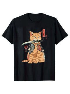 T-shirt estiva da uomo a maniche corte con motivo stampato, stile unisex, adatta per feste in casa come regalo