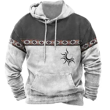 Vintage Totem Autumn Sweatshirt 3D Print Hoodies Loose Men/WOMEN Hoodie Holiday Hoodie Long Sleeve Coat Men Clothing