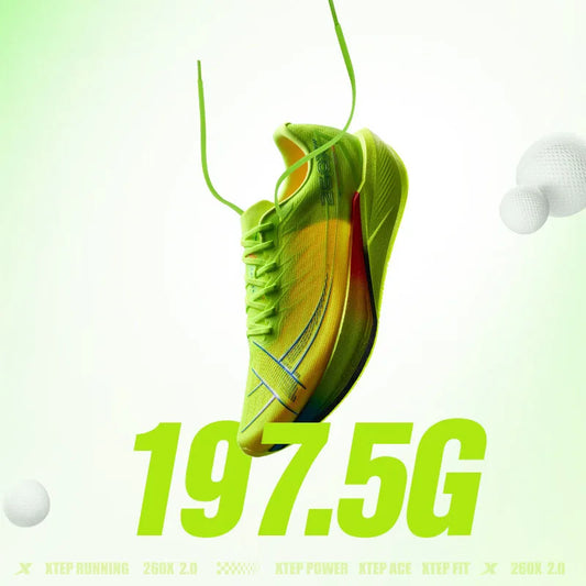 Xtep 260X 2.0 2024 Winter For Men Running Shoes Race Training Carbon Plate Marathon Running Shoe Rebound Racing 975119110032