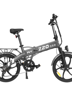 Bicicletta Elettrica Pieghevole PVY Z20 PRO, E-Bike per Uomo e Donna, 50N.m 250W 36V 10.4Ah, Batteria Rimovibile per Pendolarismo, con 7 Velocità