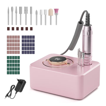 Professional Nail Cutter for Gel Nails 50W 35000RPM Electric Nail File for Gel Nails, Manicure Pedicure Set Electric Nail Cutter
