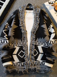 Autumn/winter New Fashion Thicken Warm Knitted Sweater Men's Casual Loose Sports Retro Plus Size High Quality Cardigan Sweater