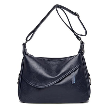 Borsa a Mano Minimalista da Donna in Morbida Pelle PU, Borsa a Tracolla Singola per Uso Quotidiano, Borsetta alla Moda per Signore