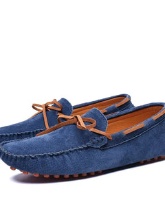 Scarpe casual da uomo Mocassini in pelle scamosciata Scarpe classiche in pelle Scarpe da guida morbide Mocassini di lusso Slip on caldi Scarpe da uomo Taglie forti 38-49
