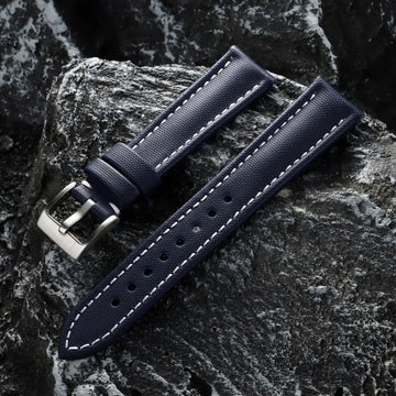 Cinturino per orologio in tela di nylon 18/19/20/21/22mm per Omega per Blancpain Sailcloth cinturino impermeabile cinturino da polso in pelle a sgancio rapido