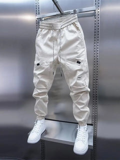 2025 New Men Joggers Autumn Sweatpants Spring Drawstring Casual Pants Workout Running Cotton Sports Trousers Men Clothing