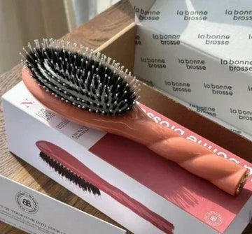 Scalp Massage Boar Bristle Fried Dough Twists Hair Brush Reduces Hair Breakage Detangling Hair Comb Portable Daily Hair Styling Accessories