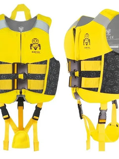 Giubbotto di salvataggio in neoprene per bambini, giubbotto di salvataggio galleggiante per ragazzi e ragazze, gilet da surf, galleggiamento alla deriva, aiuto per il nuoto