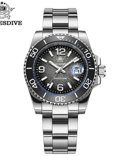 ADDIESDIVE Men Quartz Watch Japan 2115 BGW9 Luminous 200m Waterproof Diver Wristwatch 316L Stainless Steel Men's Watches New