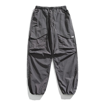 Spring Summer Korean Outdoor Functional Waterproof Cargo Pants For Men Clothing Harajuku Joggers Casual Breathable Pants Male
