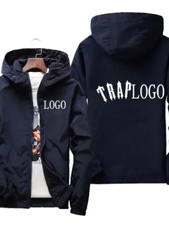 Jacket Jacket Men's Custom Personalized Logo Streetwear Men's and Women's Autumn Thin Jacket Custom Logo Windbreaker Clothing