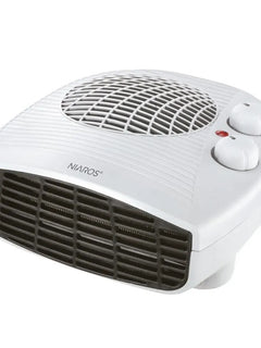 Portable Electric Heater 2000W with Adjustable Thermostat, 3 Heat Levels and Overheating Protection, Fast Heating for Home and Office, 220-240V, White/Gray