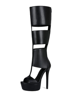 Summer sexy high heel platform women sandal belt peep toe night party sandal