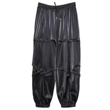 Tactical Mens Joggers Pants Streetwear Hip Hop Punk Harem Trousers Men Harajuku Functional Baggy Ankle Length Pant Male Techwear