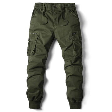 New Cotton Men Cargo Pants Khaki Casual Men Tactical Joggers Cargo Multi-Pocket Fashion Black Army Light gray Trousers Work Wear