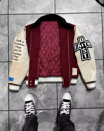 American New Fashion Oversize Letter Embroidery Flocking Baggy Couple Baseball Uniform Jacket Y2K Punk Gothic Casual Jacket Top