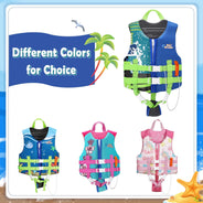 HeySplash Gilet da bagno per bambini Floaties Giacca da nuoto Maglione Costume da bagno con cinturino regolabile Gilet galleggiante per bambini