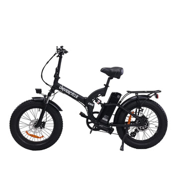 UNIVERCYCLE B4 ERIS Bici Elettrica Pieghevole 20" Pneumatico Largo Batteria 48V 13Ah Motore 250W Cambio 7 Velocità Freno a Disco Idraulico 25KM/H