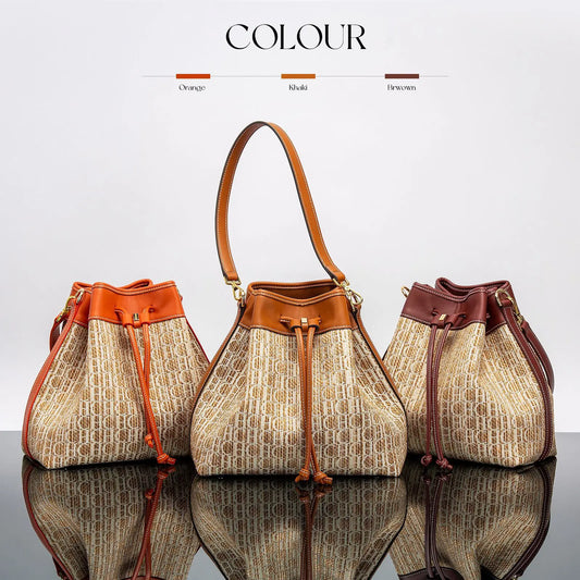 Carolina Herrera Borsa da donna con coulisse Borsa a tracolla monospalla Pendolarismo quotidiano Borsa a secchiello versatile di grande capacità