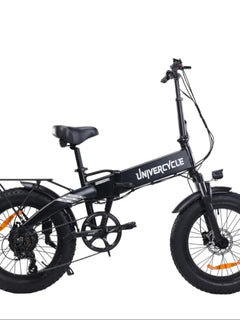 Univercycle B1 SATURNO Bici Elettrica Pieghevole 20" Pneumatico Largo Batteria Rimovibile 48V 13Ah Motore Senza Spazzole 250W Cambio a 7 Velocità Freno a Disco Idraulico 25 KM/H