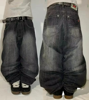 Nuovi Jeans Baggy Oversize con Ricamo a Motivo Tigre, Stile Y2K, Gotico, Harajuku, Hip Hop, Pantaloni Larghi Casual Femminili