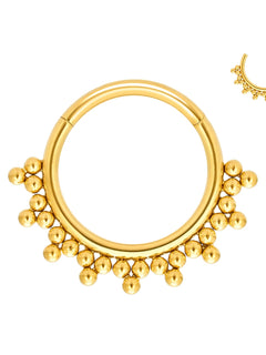 G23 Titanium Piercing Nose Ring Body Jewelry Hoop earings ASTM F136 Cartilage Tragus Diaphragm Titanium Hing