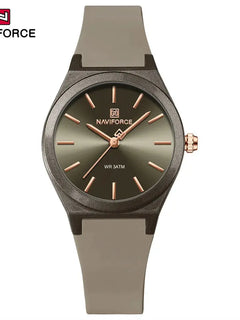 NAVIFORCE 2025 Orologi moda donna Orologio al quarzo Sport Cinturino in silicone Orologi da polso da donna Orologio semplice Regalo relogios feminino