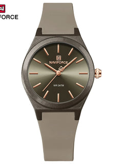 NAVIFORCE 2025 Orologi moda donna Orologio al quarzo Sport Cinturino in silicone Orologi da polso da donna Orologio semplice Regalo relogios feminino