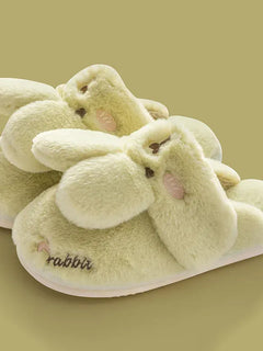 Heated Winter Slippers for Women & Men-Thick Plush Booties with Non-Slip Sole, Warm Fleece-Lined House Shoes for Indoor/Outdoor