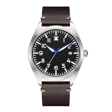 Flieger Pilot Watch A Tipo B Aviator Campo automatico Reloj Piloto Relogio Orologio da polso meccanico Orologio Pilota Montre Pilote platinumshop