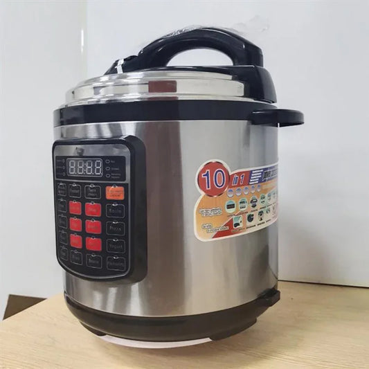 1000W Electric Pressure Cooker 8L Multi-function Automatic Digital Pot Slow Cook Rice Cooker Household Kitchen Appliances 220V - PlatiNum