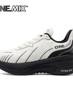 ONEMIX Nuove scarpe da corsa ammortizzanti per uomo Runner pesanti adatti Stringate Sport Donna Scarpe da ginnastica da uomo atletiche all'aperto antiscivolo
