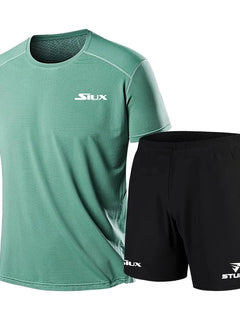 Abbigliamento sportivo da uomo di marca Casual di moda estiva camicia traspirante ad asciugatura rap