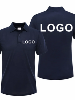 Polo casual estiva Polo personalizzata traspirante economica per società personale Polo da lavoro con ricamo con stampa logo personalizzato